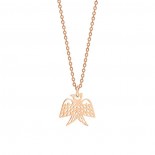 Collier Mini Georgia Or rose