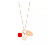 Collier Twenty Or rose Corail