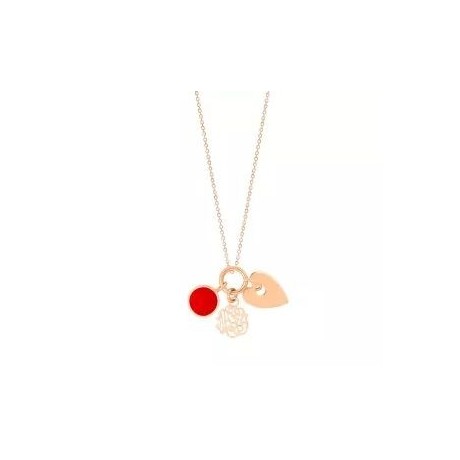 Collier Twenty Or rose Corail