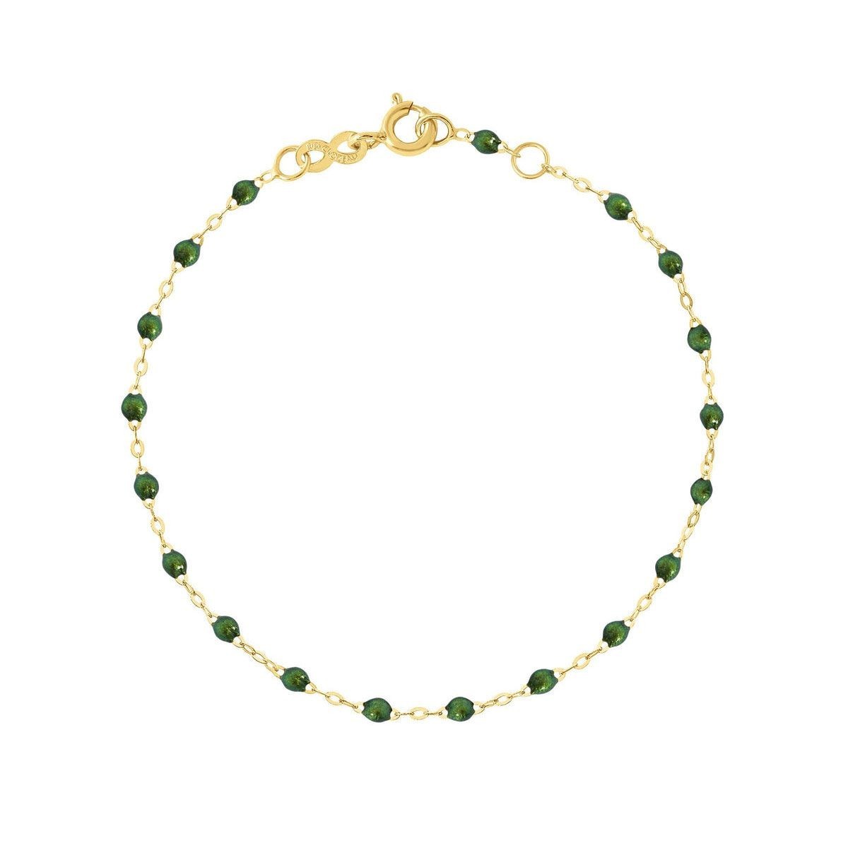 GIGI CLOZEAU Bracelet Classique Gigi Résine scarabée Or jaune B3GI001J56