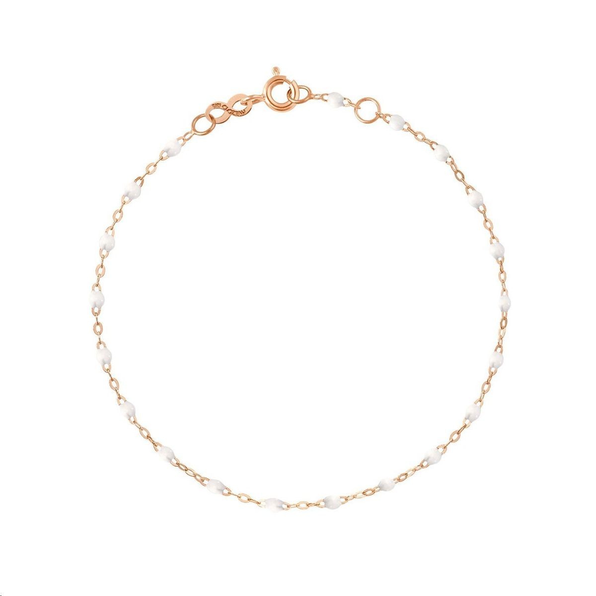GIGI CLOZEAU Bracelet Classique Gigi Or rose Résine blanche B3GI001R01