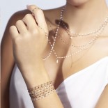 GIGI CLOZEAU Bracelet Classique Gigi Or rose Résine blanche B3GI001R01