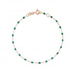 GIGI CLOZEAU Bracelet Classique Gigi Or rose Résine émeraude B3GI001R35