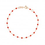 GIGI CLOZEAU Bracelet Classique Gigi Or rose Résine corail B3GI001R58