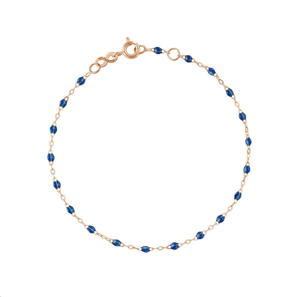 GIGI CLOZEAU Bracelet Classique Gigi Or rose Résine bleu saphir B3GI001R14