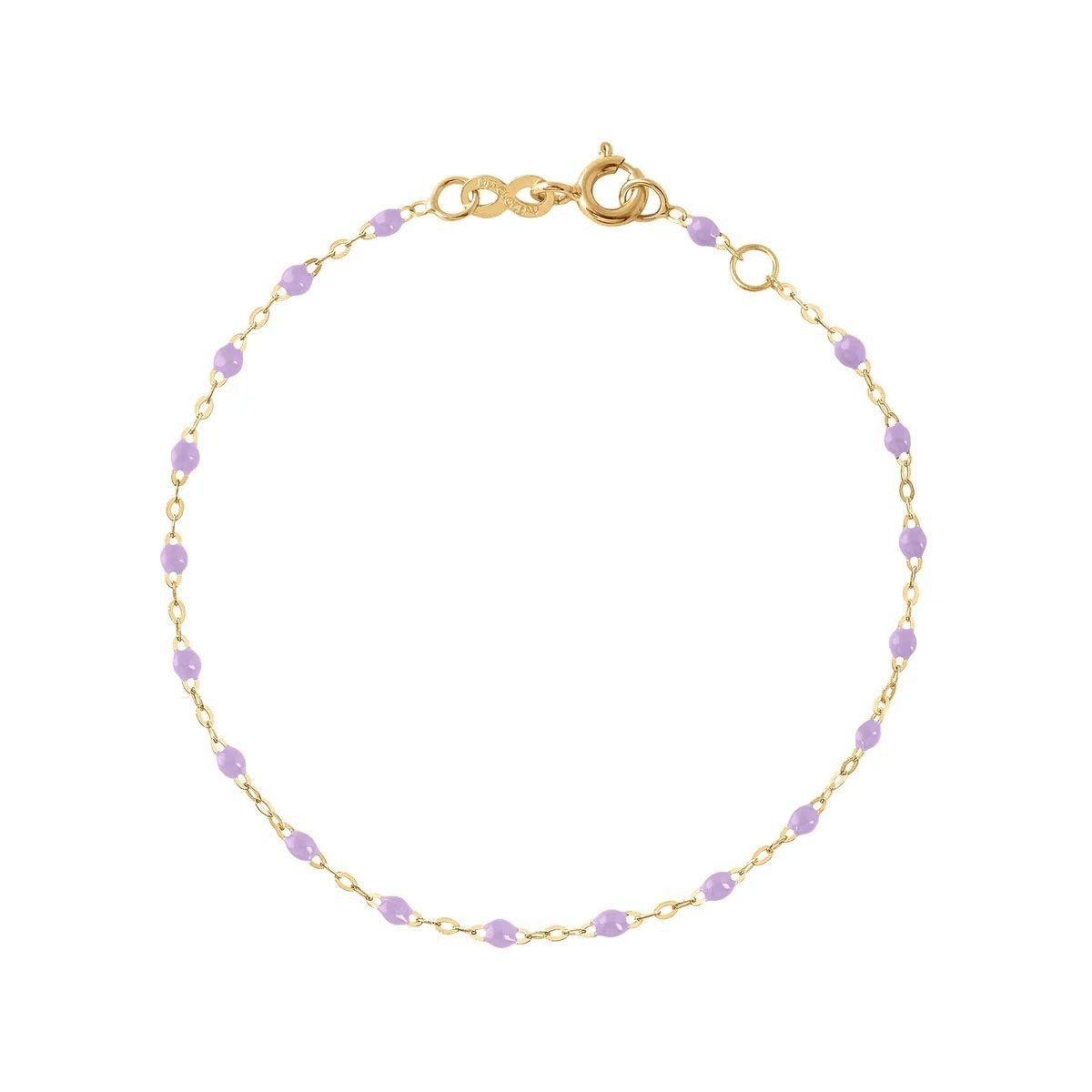 GIGI CLOZEAU Bracelet Or rose Résine Parme B3GI001J10
