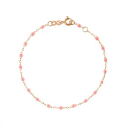 Bracelet Classique Gigi Or rose Résine fuschia