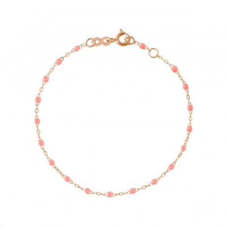 GIGI CLOZEAU Bracelet Classique Gigi Or rose Résine fuschia B3GI001R09
