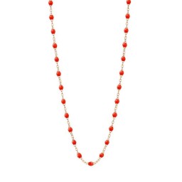 Collier Classique Gigi Résine corail Or rose