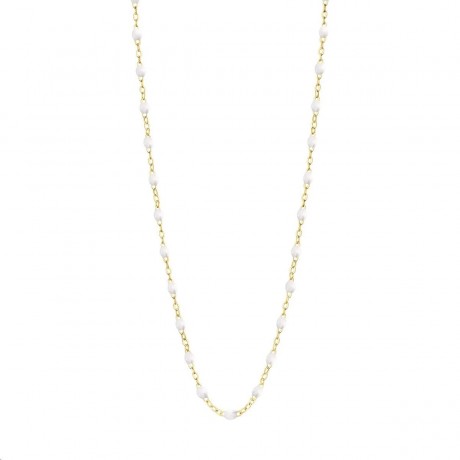 GIGI CLOZEAU Collier Classique Gigi Or jaune Résine blanche B1GI001J01