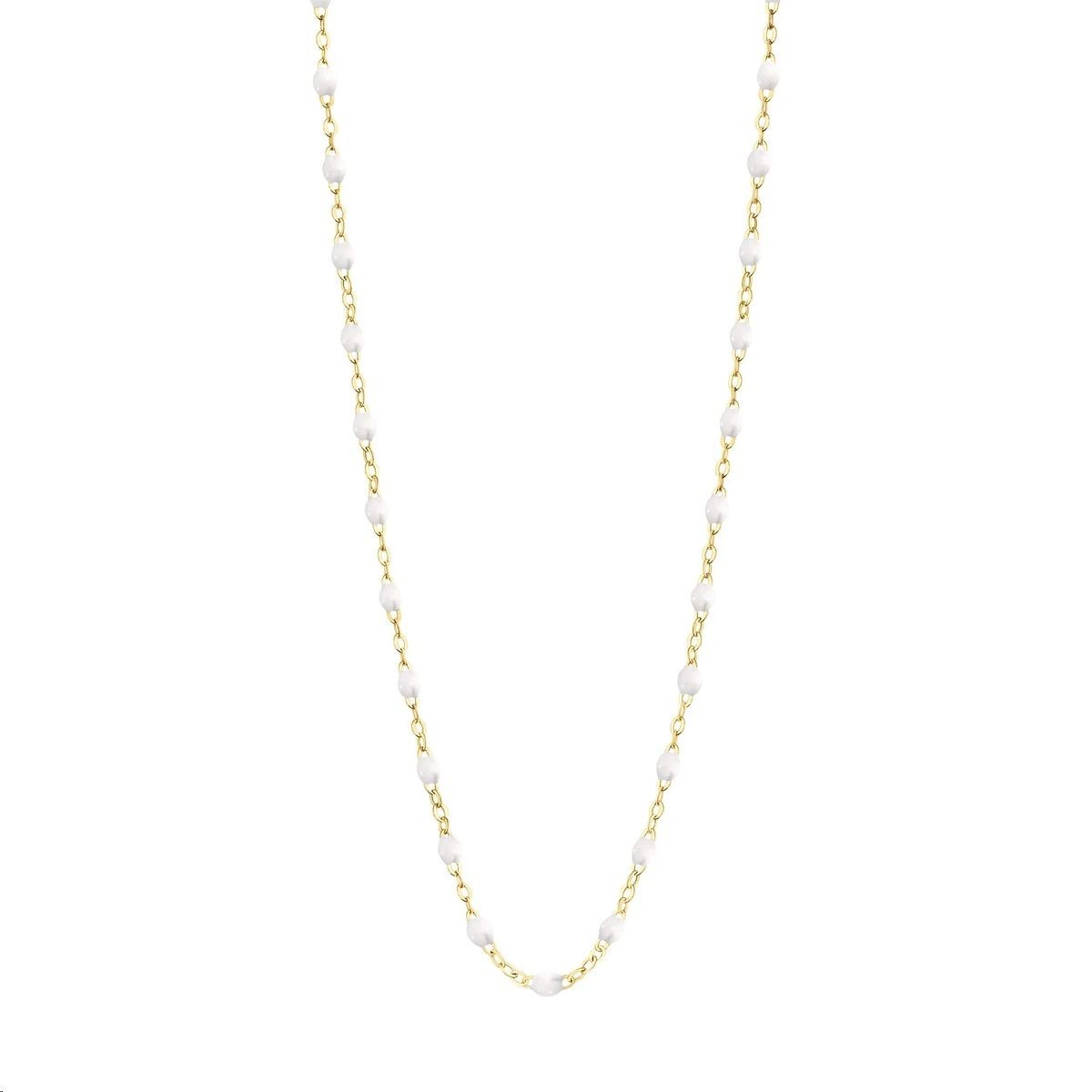 GIGI CLOZEAU Collier Classique Gigi Or jaune Résine blanche B1GI001J01
