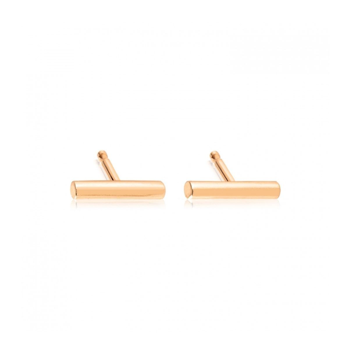 Boucles d'oreilles Gold Strip Or rose