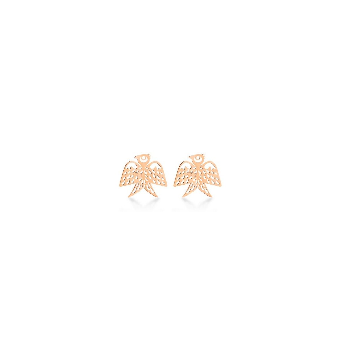 Boucles d'oreilles Georgia Studs Or rose