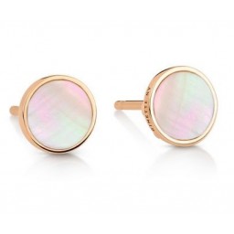 Boucles d'oreilles Ever Or rose Nacre rose