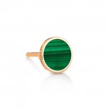 Boucles d'oreilles Ever Or rose Malachite