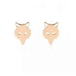 Boucles d'oreilles Wolf Or rose
