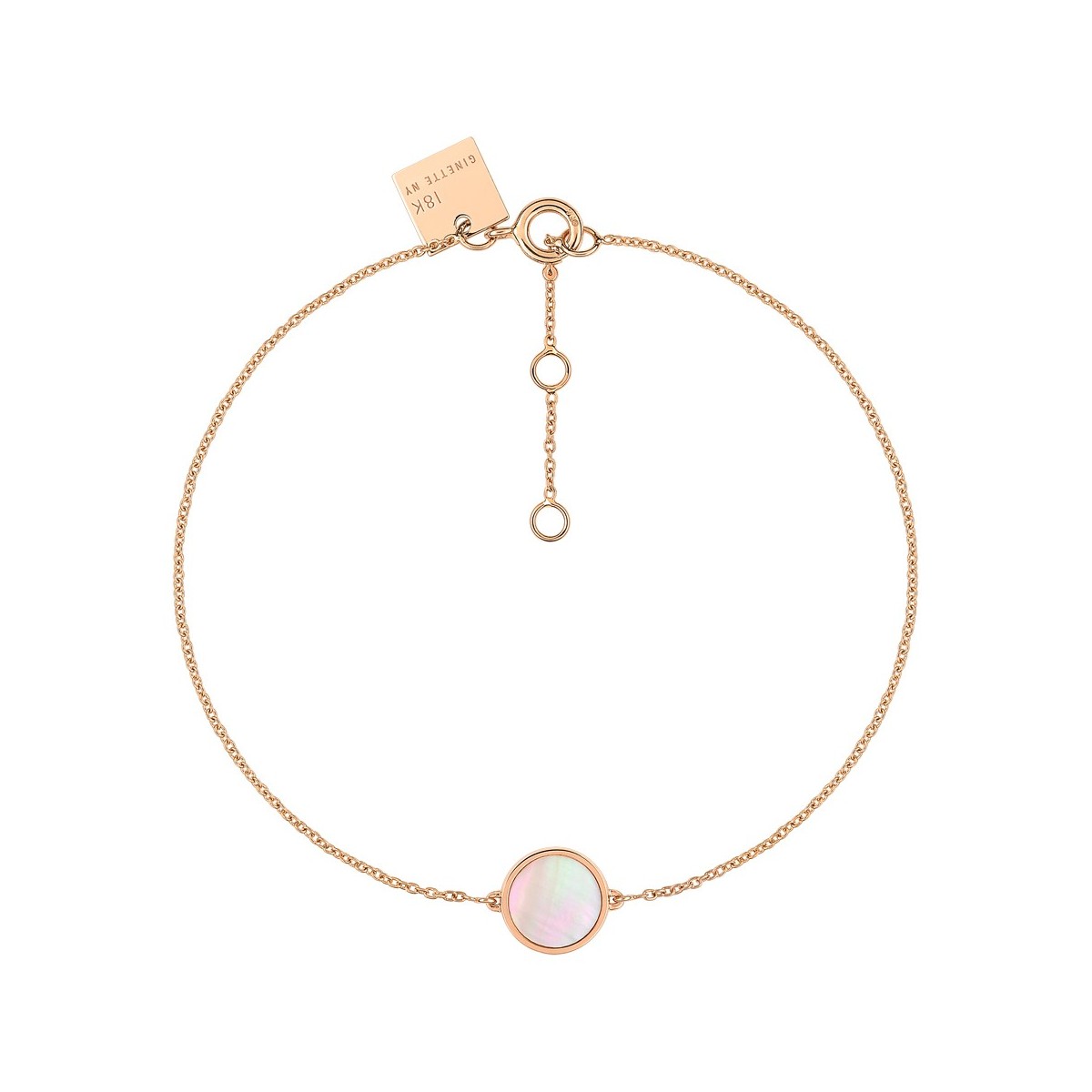 Bracelet Mini Ever Or rose Nacre rose