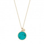 Collier Ever Or rose Turquoise