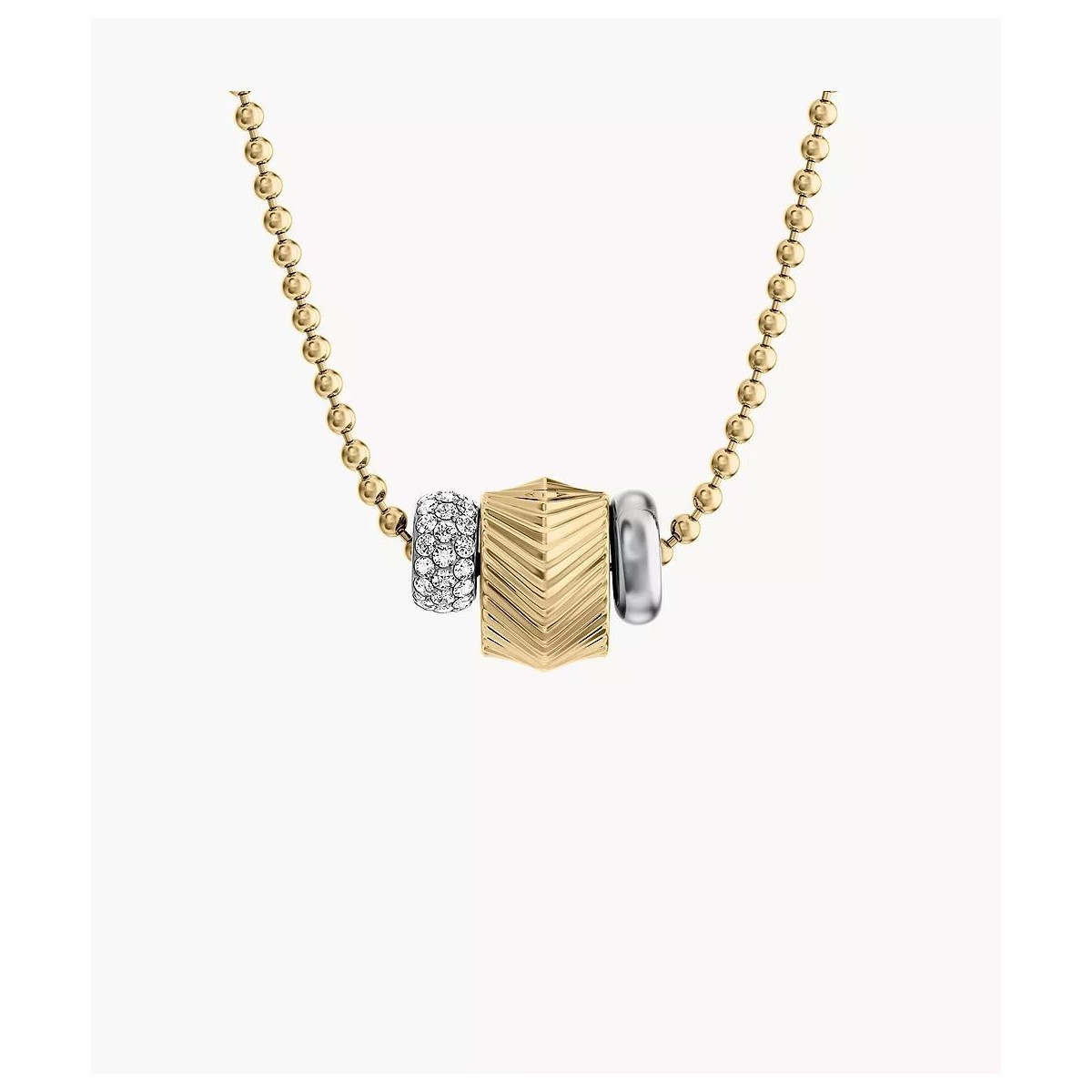 Collier Harlow Acier bicolore